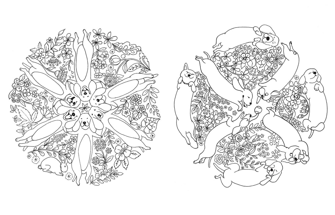 A Million Dogs Coloring Book