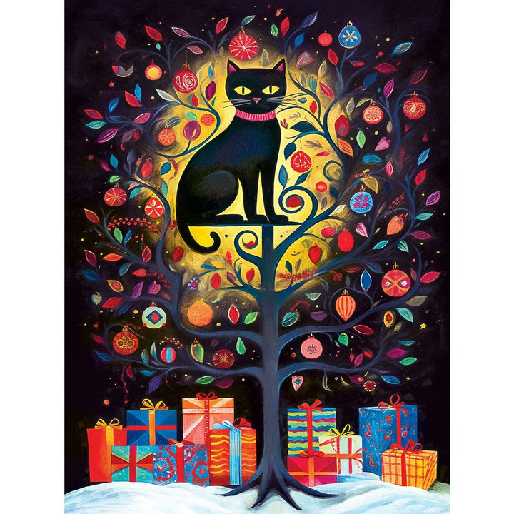 Black Cats - Hidden in the Tree 300 Piece EZ Grip Jigsaw Puzzle