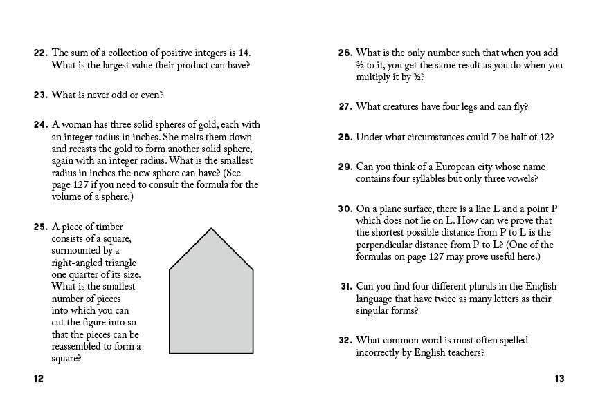 Sip & Solve Two-Minute Brainteasers by Paul Sloane