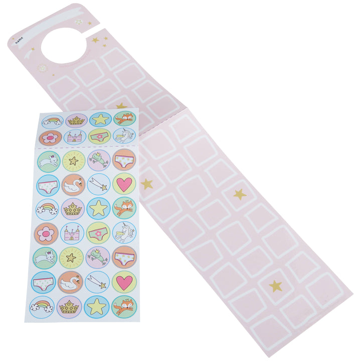 Potty Princess Door Knob Reward Sticker Set