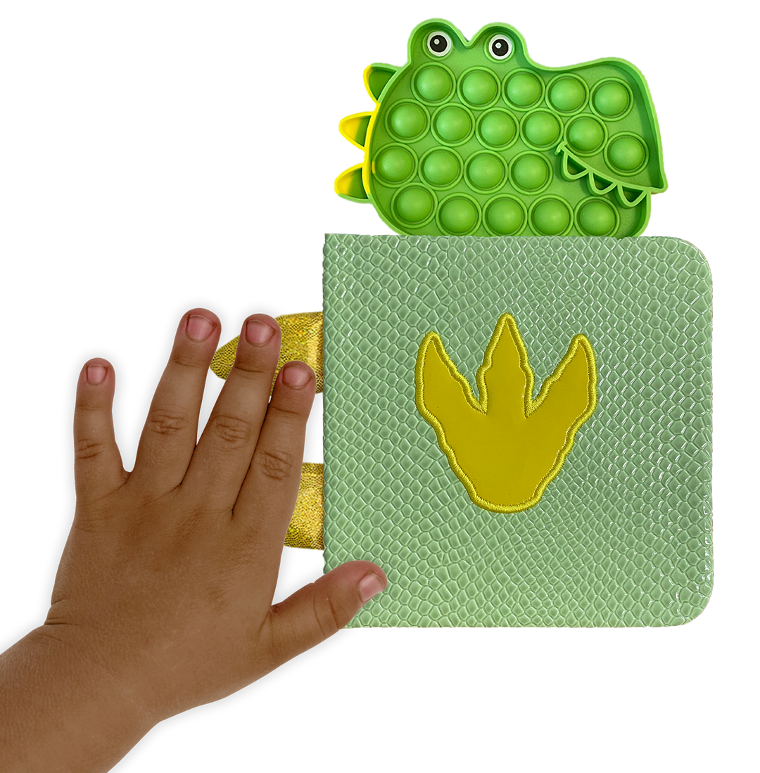 Little T-Rex - Your Sensory Fidget Friend with Textured Cover