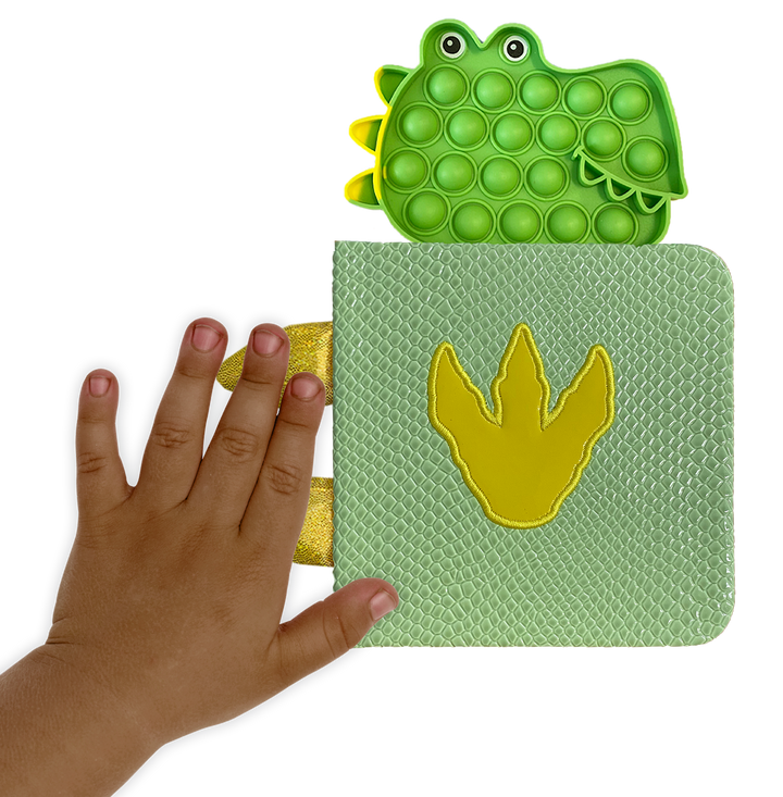 Little T-Rex - Your Sensory Fidget Friend with Textured Cover
