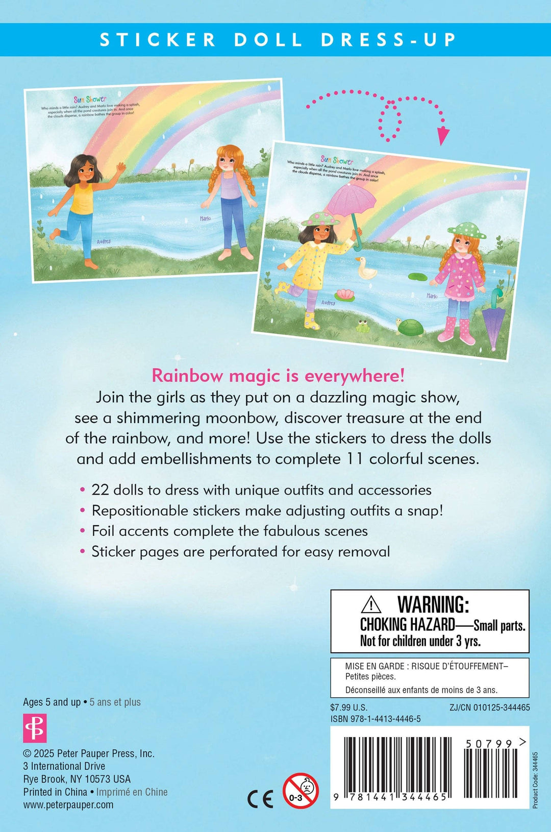 Rainbow Magic Sticker Doll Dress-Up Book