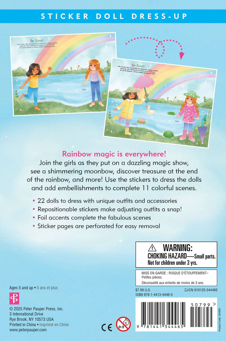 Rainbow Magic Sticker Doll Dress-Up Book