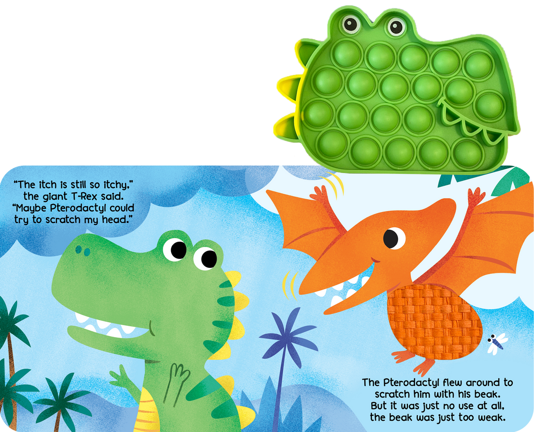 Little T-Rex - Your Sensory Fidget Friend with Textured Cover