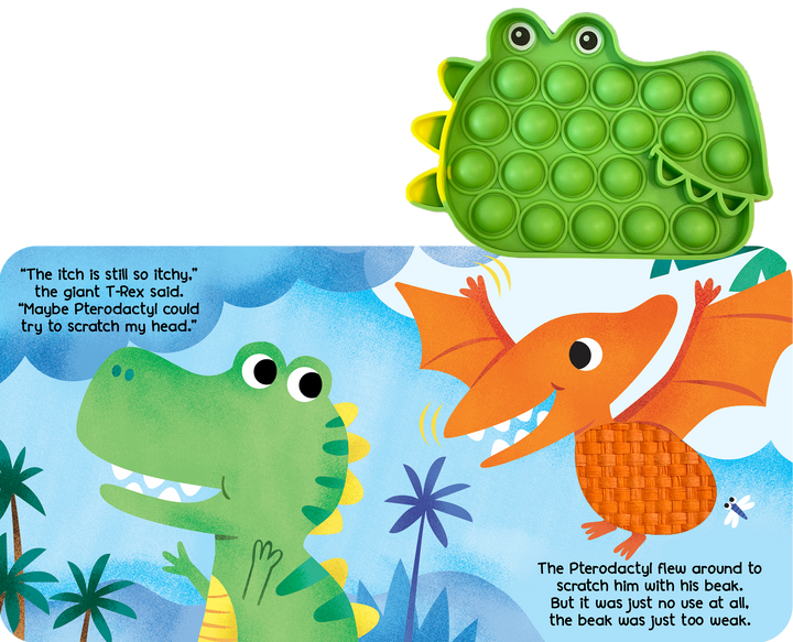 Little T-Rex - Your Sensory Fidget Friend with Textured Cover