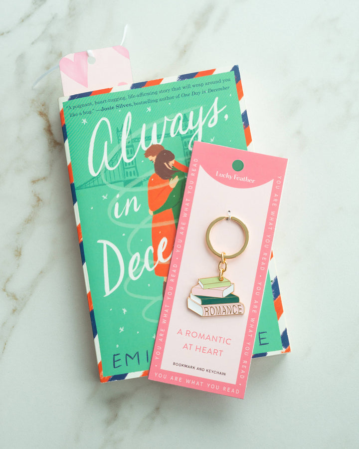 Book Lover Keychain  - Romance