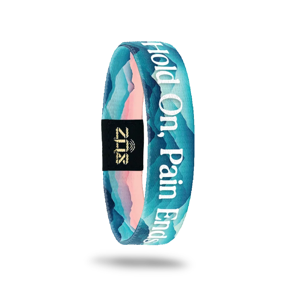 Hold On, Pain Ends Interactive Affirmation Bracelet