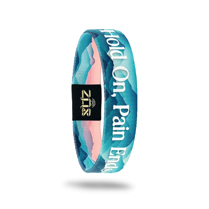 Hold On, Pain Ends Interactive Affirmation Bracelet