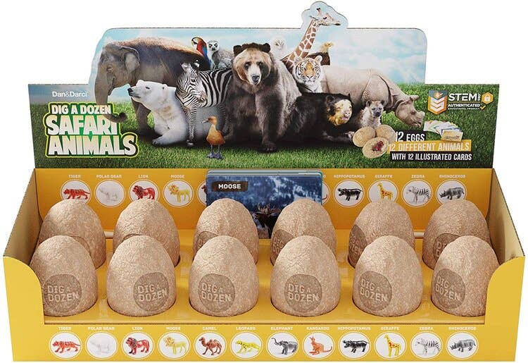 Dig a Dozen Safari Animals Kit