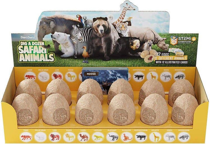 Dig a Dozen Safari Animals Kit