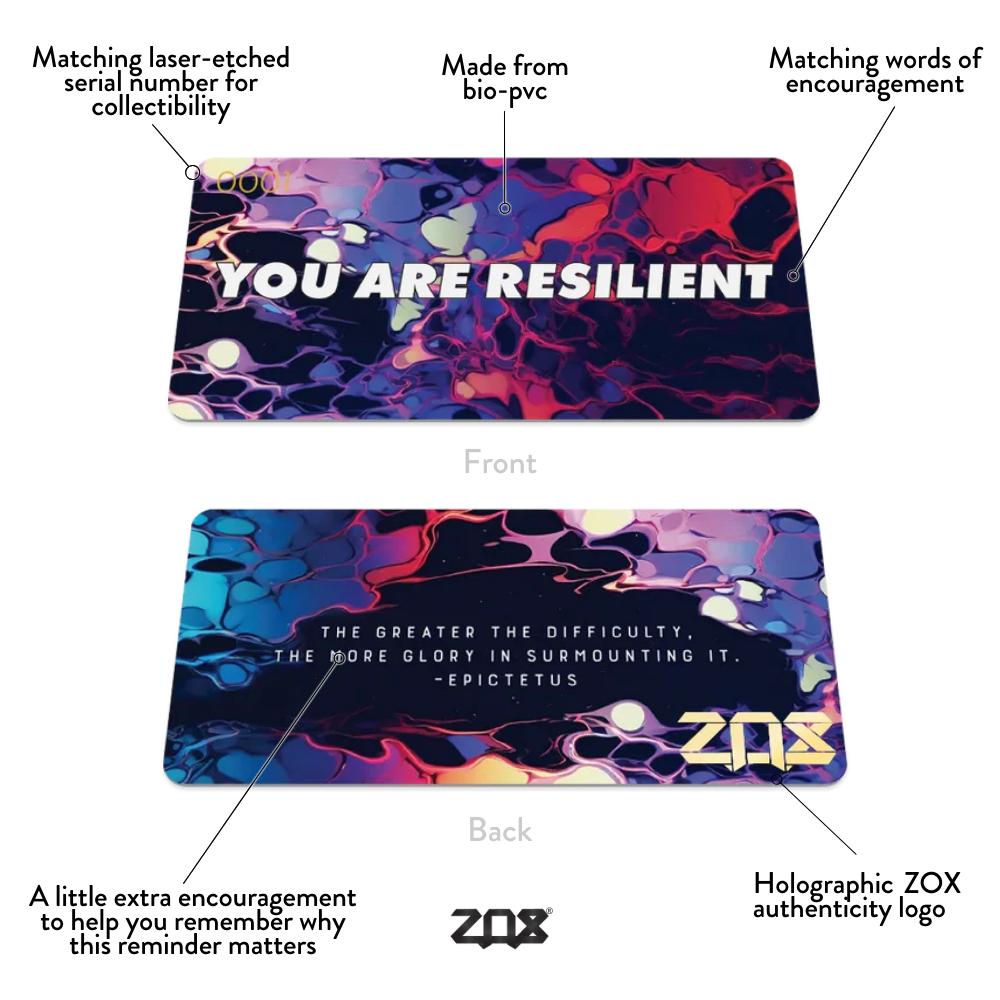 You Are Resilient Interactive Affirmation Bracelet