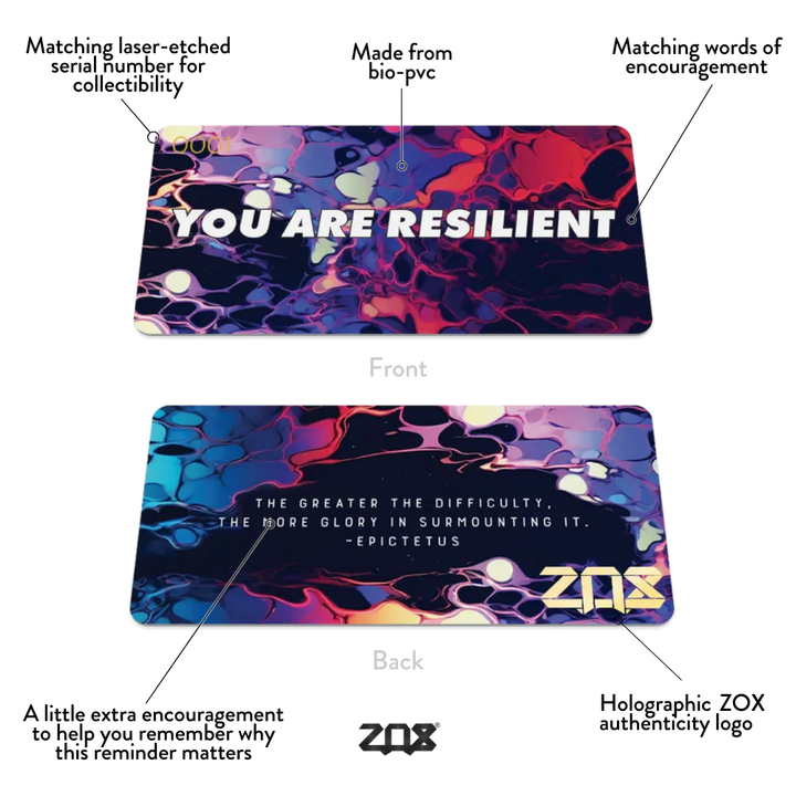 You Are Resilient Interactive Affirmation Bracelet