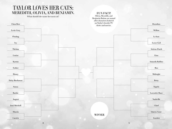 Bracketivity Taylor Swift by Corri  Clark