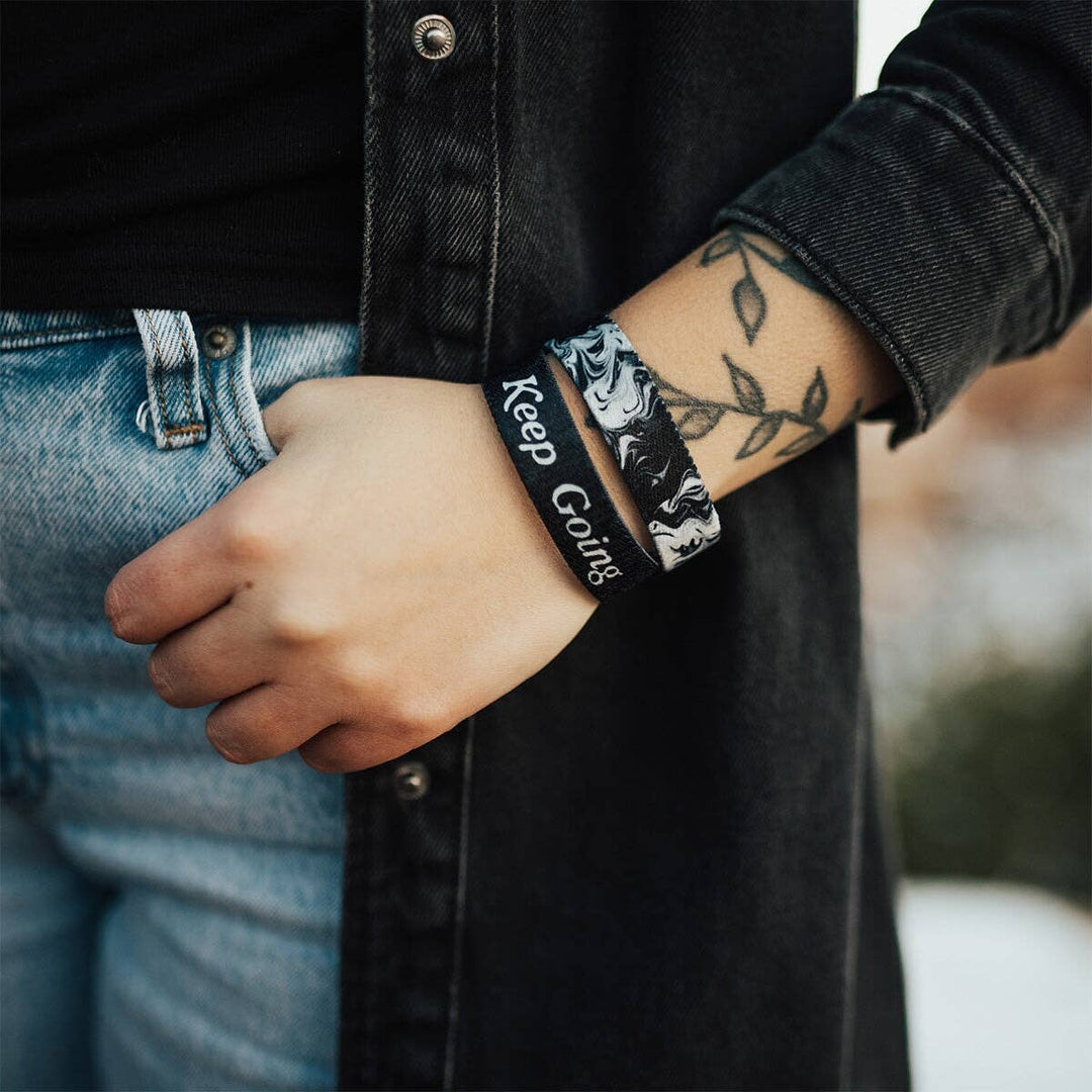 Keep Going Interactive Affirmation Bracelet