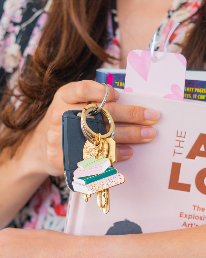 Book Lover Keychain  - Romance