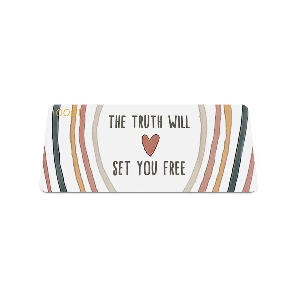 The Truth Will Set You Free Bible Verse Bracelet