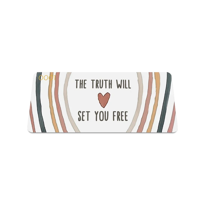 The Truth Will Set You Free Bible Verse Bracelet