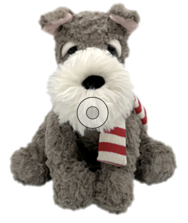 10" (25cm) Holiday Fuzzlez Dog Assortment