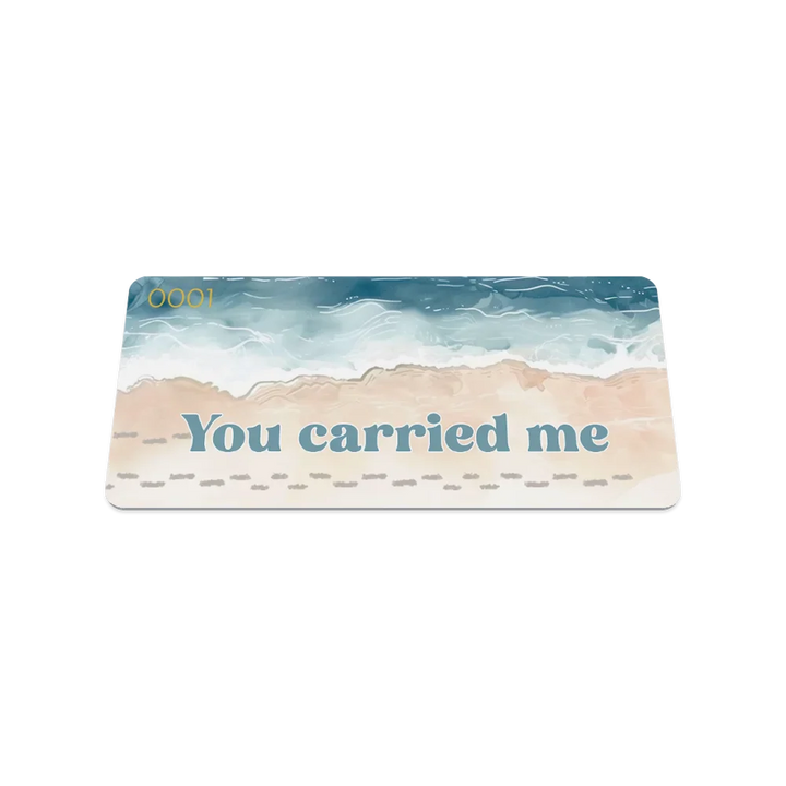 You Carried Me Bible Verse Bracelet