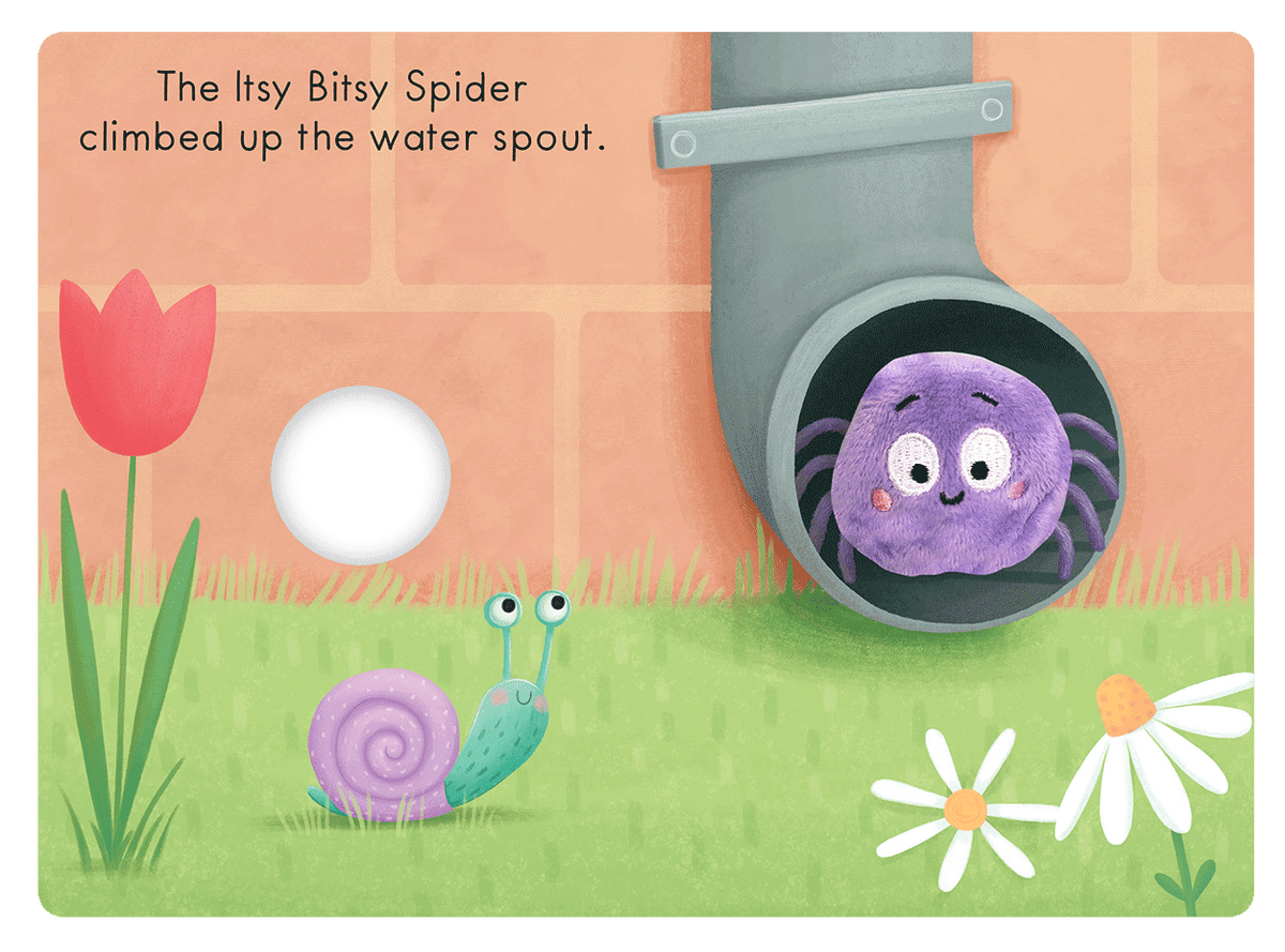 The Itsy Bitsy Spider Oversized Finger Puppet Book – Small Town Famous