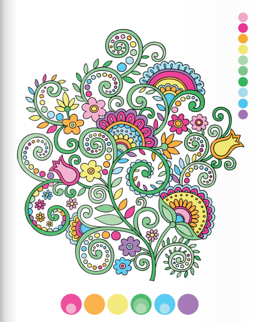 Coloring Book - Color Swirl
