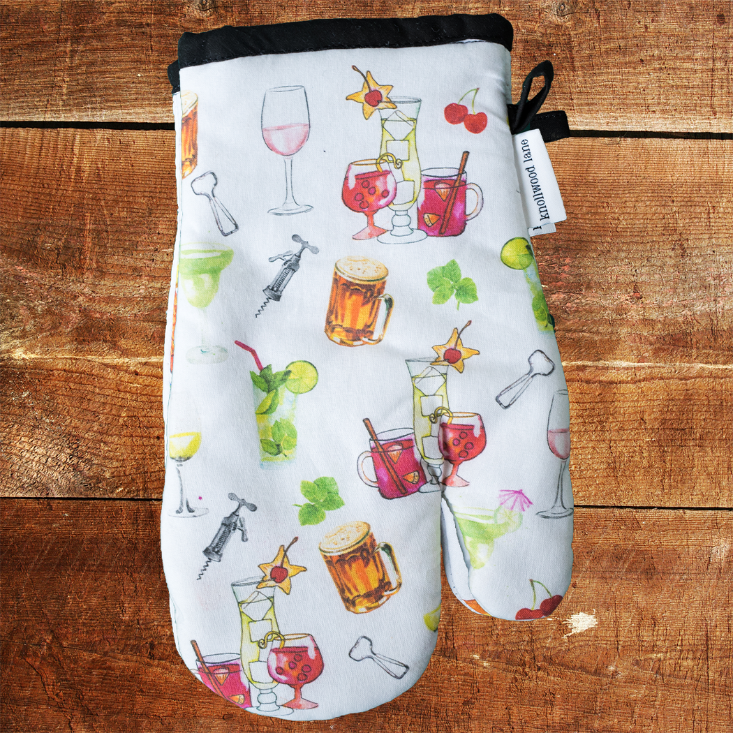 Cocktails Oven Mitt