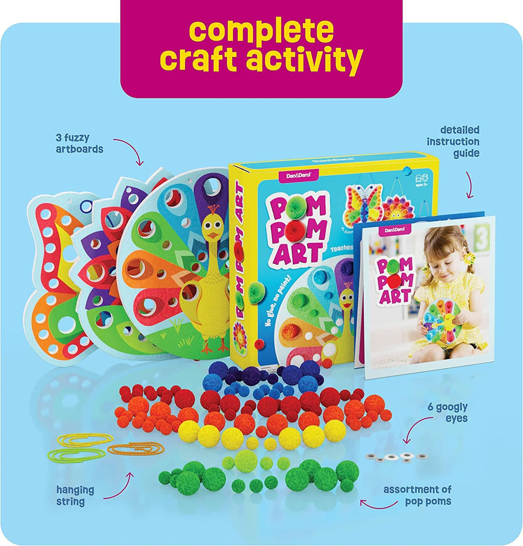 Pom Pom Arts & Crafts Kit for Toddlers