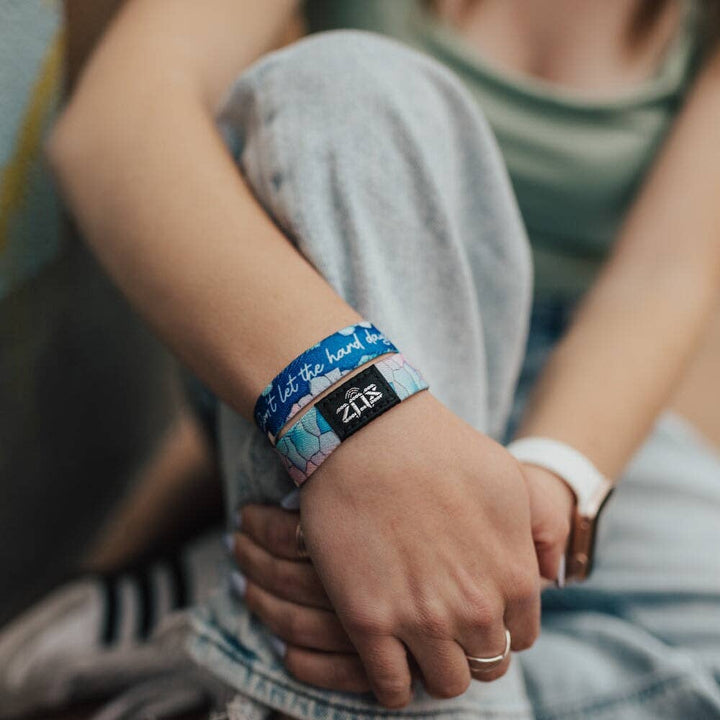 Don't Let the Hard Days Win Interactive Affirmation Bracelet