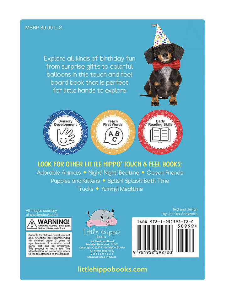 Happy Birthday!  -Touch and Feel Sensory Board Book
