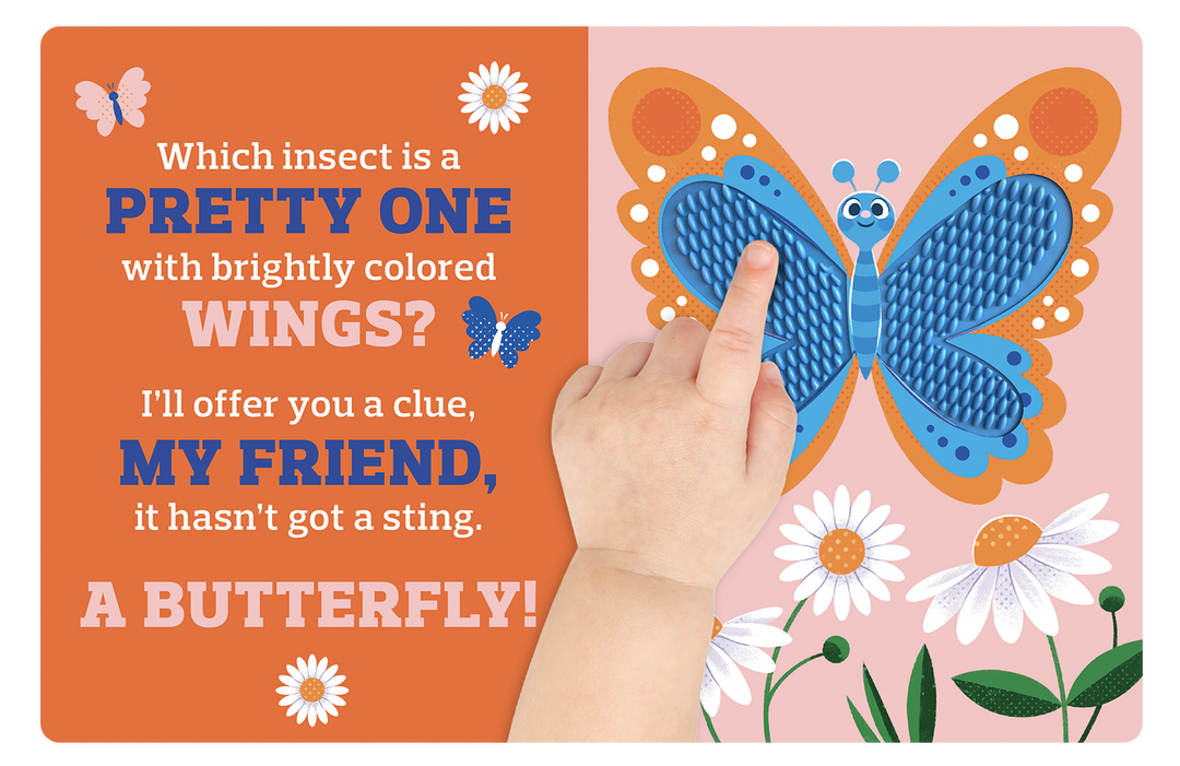 Backyard Bugs - Touch and Feel Board Book - Sensory Board Book
