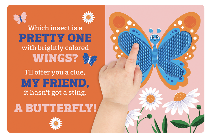 Backyard Bugs - Touch and Feel Board Book - Sensory Board Book