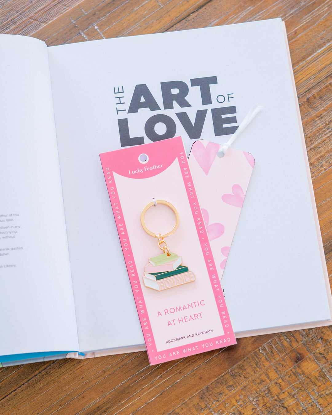 Book Lover Keychain  - Romance