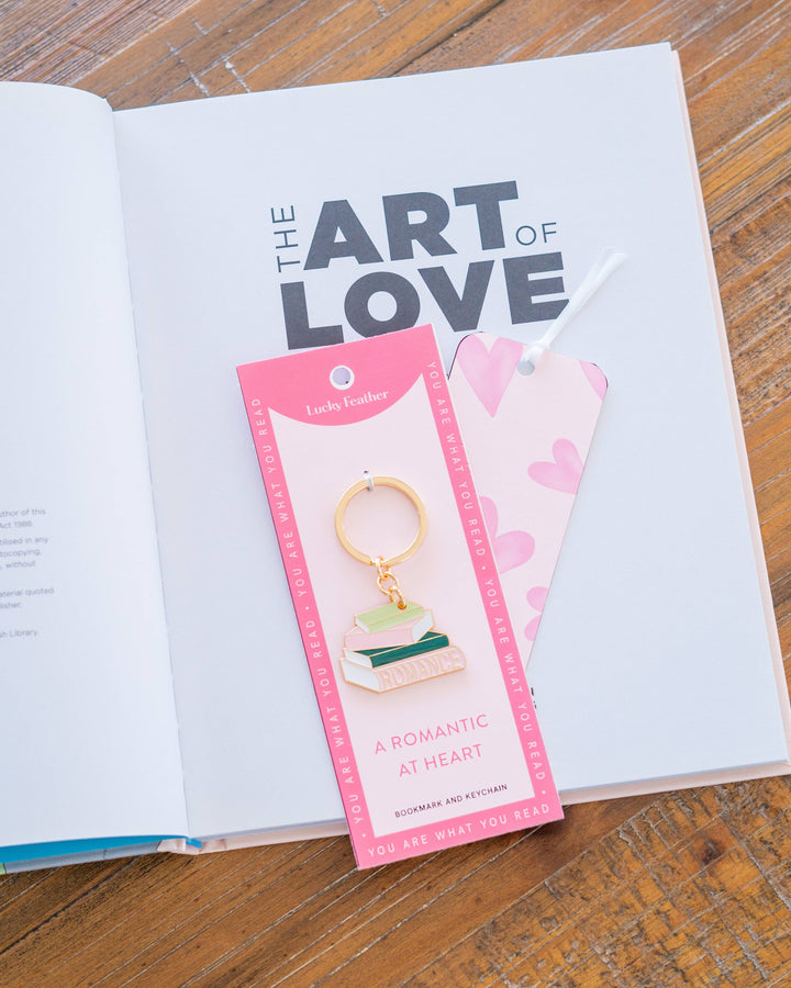 Book Lover Keychain  - Romance