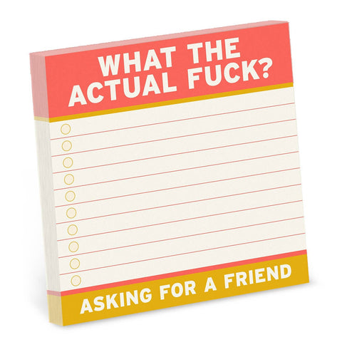 Actual F*ck Large Sticky Notes (4 x 4-inches)