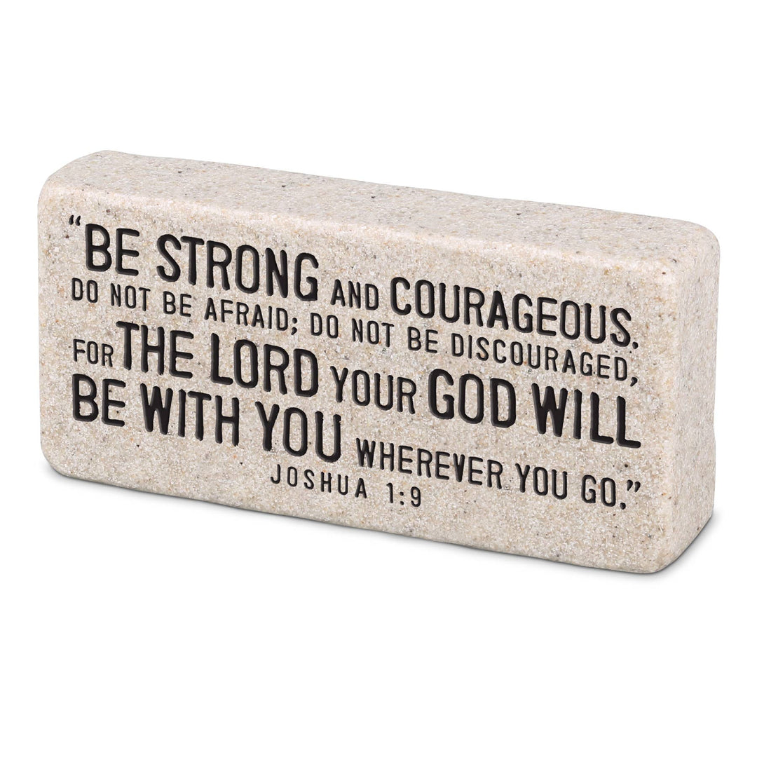 LCP Scripture Block Strong And Courageous