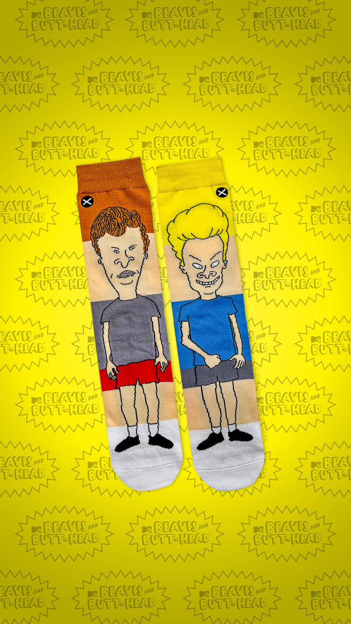 Beavis & Butthead 360 - Mens Crew Straight
