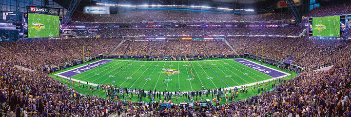 Minnesota Vikings - 1000 Piece Panoramic Puzzle