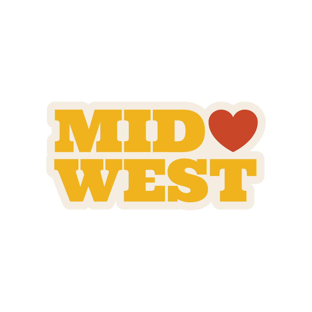 Midwest Love Sticker