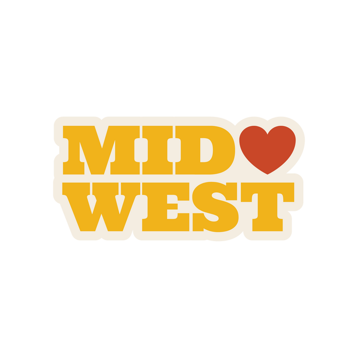 Midwest Love Sticker