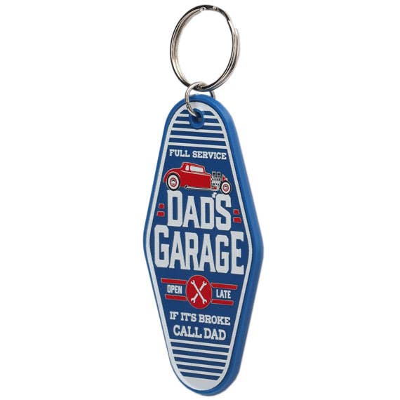 Dad's Garage Keychain