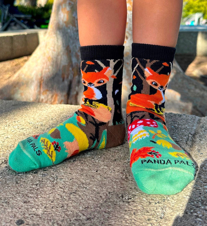 Fox in the Woods Socks from the Sock Panda (Ages 3-7)
