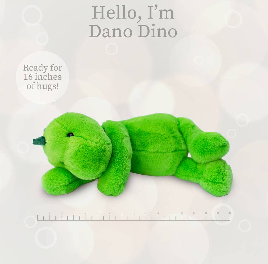 World's Softest 16-inch Green Dino Plush Toy for Kids