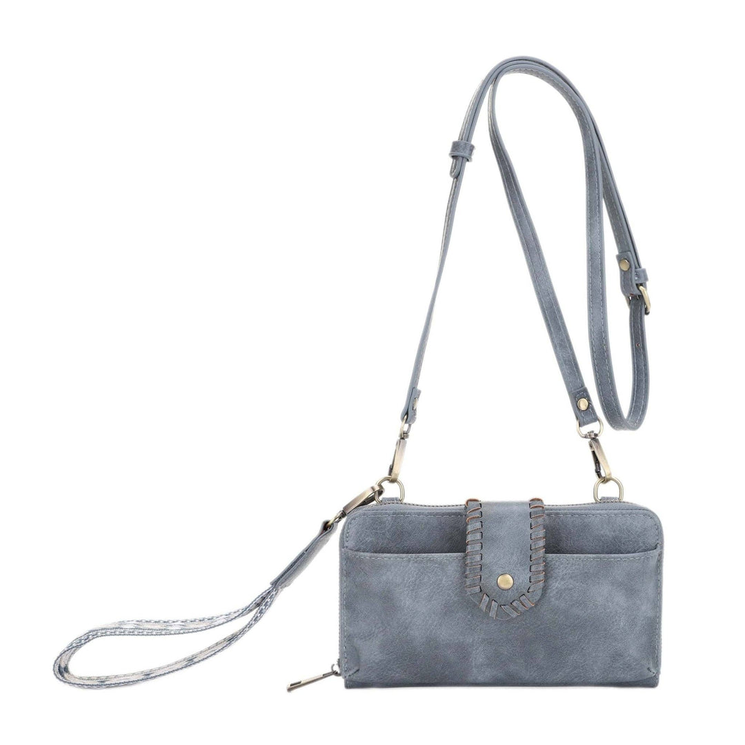 SV32087WW Jolie Crossbody Wallet With Boho Wrist Strap