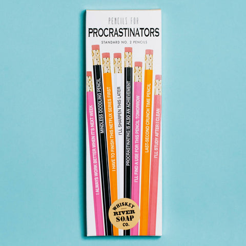 Pencils for Procrastinators Original Style | Funny Pencils