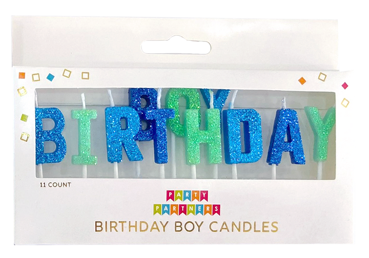 Birthday Boy Candle Set