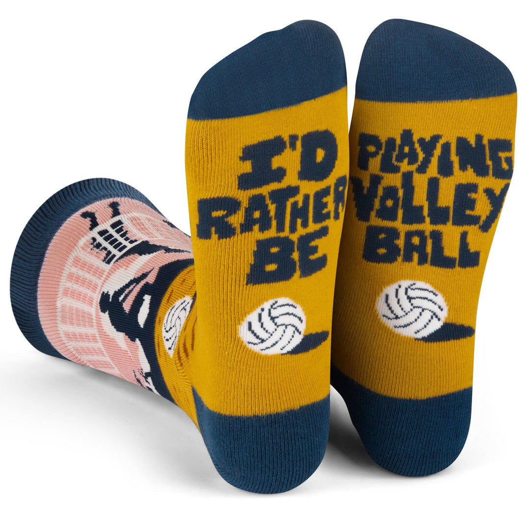 I'd Rather Be Playing Volleyball Socks