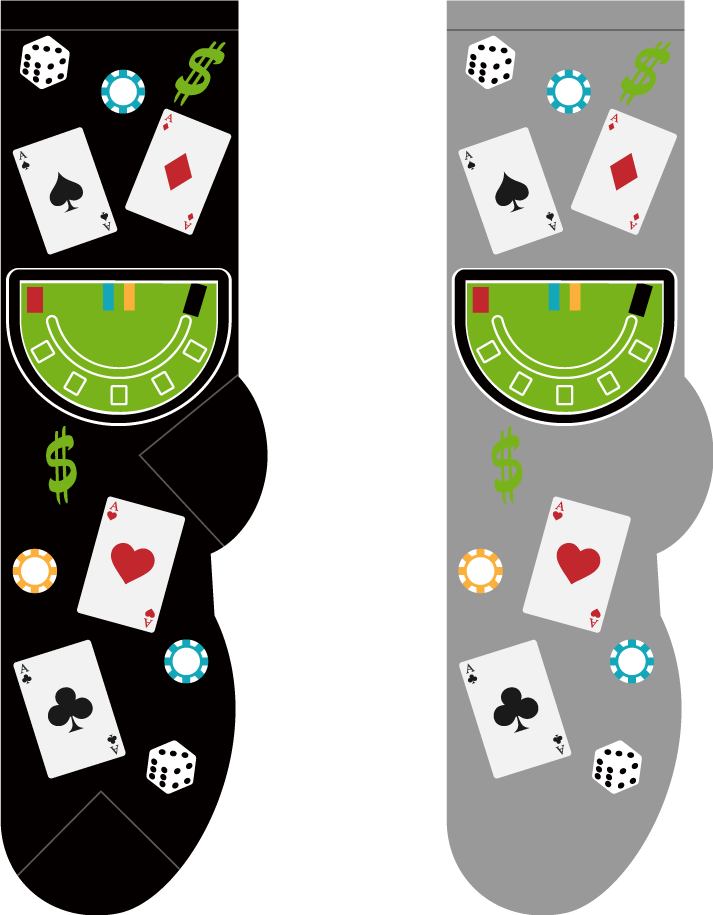 Blackjack Socks
