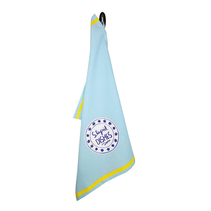 Stupid Dishes Tea Towel - Closeout | Funatic