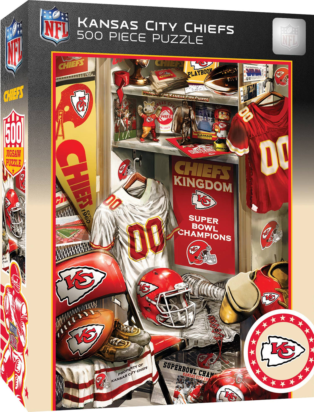 Kansas City Chiefs - Locker Room 500 Piece Puzzle